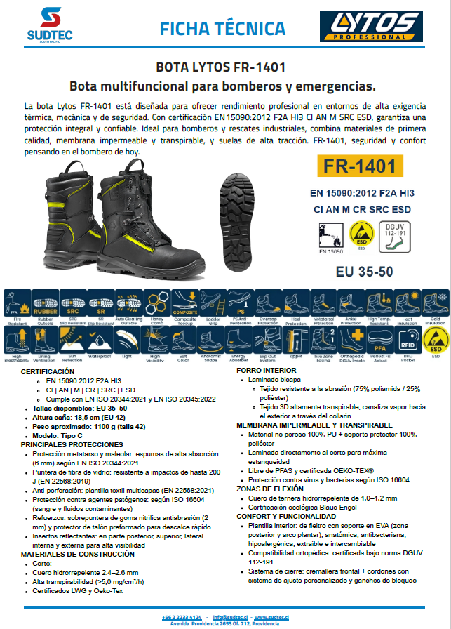 Botas Lytos FR-1401 - Imagen 6